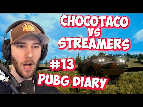 ChocoTaco vs Streamers | Streamer Vs Streamer | PUBG DIARY #13