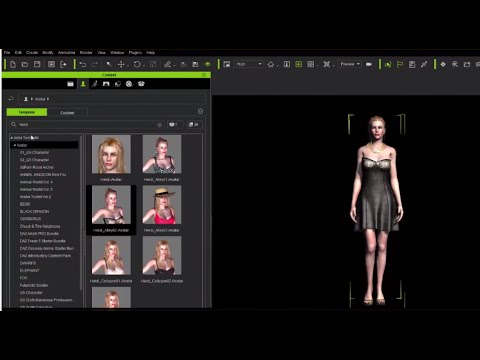 iClone 6 Feature Demo - Optimized Content Manager