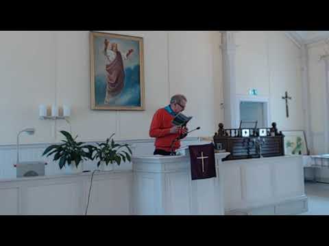 Jumalanpalvelus 14.3, Hangon vapaaseurakunta, Juha Saarinen, Veijo Reitamaa, säest. Heikki Järvenpää