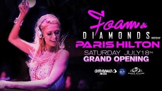 Paris Hilton Foam  Diamonds Opening Party  Amnesia Ibiza 2015