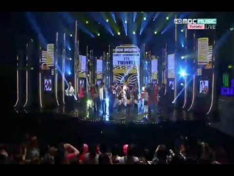 120508 (LQ) MBC Music 'Show Champion' Ending cut (Result+Encore): TaeTiSeo