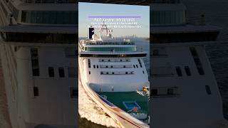P&O Cruises Aurora - 09/20/2025 New York-Newport RI-Rockland ME-St John NB-Sydney NS-Southampton UK