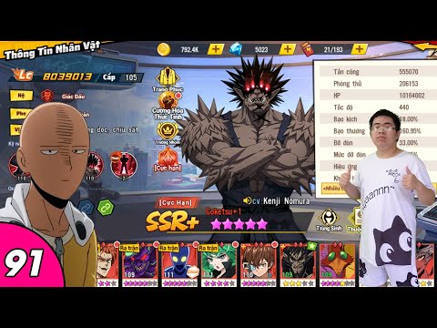 One Punch Man: The Strongest #91 Hoàn thiện Goketsu 5 sao tím | Nguyen Viet Xuan