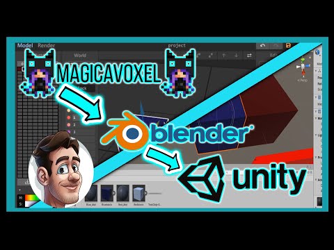 MagicaVoxel to Unity - My Workflow for Game Dev!