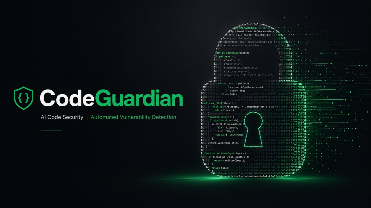 CodeGuardian – AI Powered DevSecOps Agent thumbnail