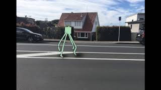 Walking Monster Gif with sound!