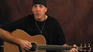 Beginner Acoustic guitar lesson strumming and rhythm magic