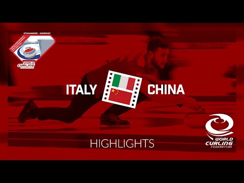 HIGHLIGHTS: Italy v China - round robin - World Mixed Doubles Curling Championship 2019