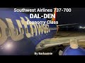Trip Report Southwest Airlines 737 700 Economy Dallas Love Field TX Denver CO