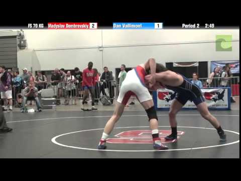 Mens FS FS 70 KG - Vladyslav Dombrovskiy vs. Dan Vallimont