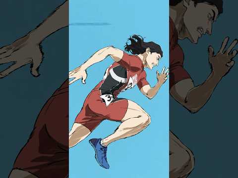 挫折から復活した元スター選手 仁神🏃‍➡️  #ひゃくえむ