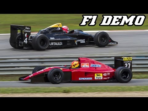F1 demo Zolder historic GP 2017 - Ferrari 643, F92a, Tyrrell 17, Williams  and more