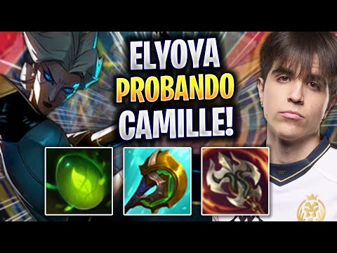 ELYOYA PRUEBA CAMILLE EN LA JUNGLA! - Elyoya Juega Camille Jungle vs Kayn! | Preseason 2023