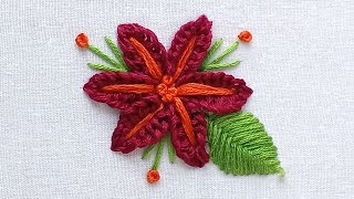 How to do buttonhole scallop stitch, buttonhole scallop stitch tutorial, flower embroidery,
