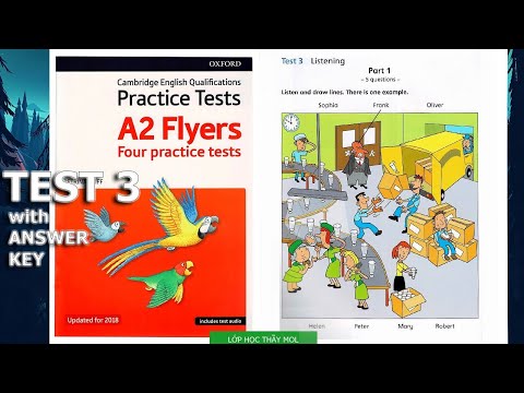 Flyers OXFORD Four Practice Tests - Listening Test 3 | Lớp Học Thầy Mol