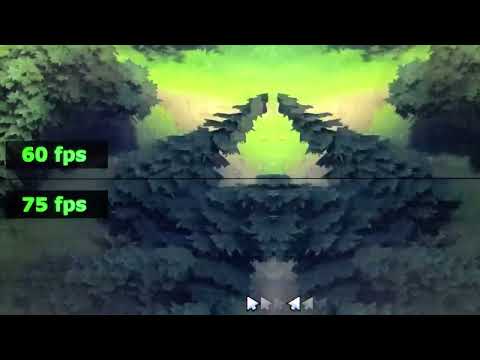 'ASUS VZ27EHE 시력보호 Gaming 베젤리스’ 주사율 비교(75Hz vs. 60Hz)