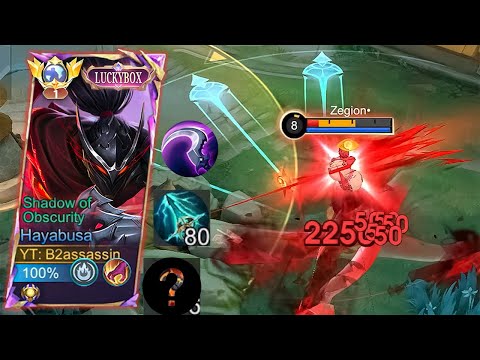 BEST HAYABUSA BUILD & EMBLEM TO ALWAYS DOMINATE in EARLY TO LATE GAME!