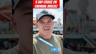 5 Day Cruise on Carnival Breeze to Progresso and Cozumel , Mx. #shorts