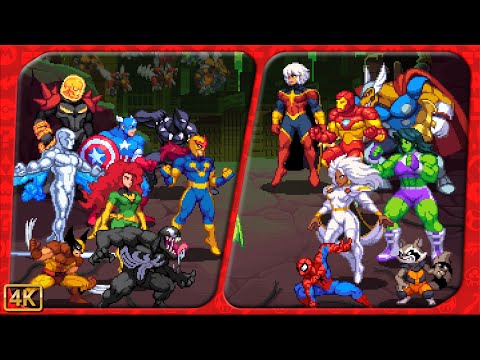 Marvel Cosmic Invasion ⁴ᴷ Full Playthrough (4-Players)