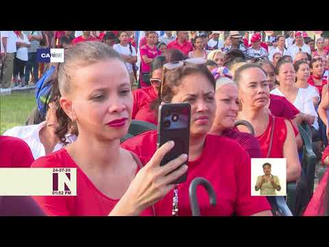 Acto provincial por el aniversario 73 del 26 de Julio en Santiago de Cuba