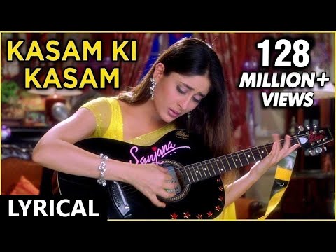 कसम की कसम पूरा गीत बोल के साथ | मैं प्रेम की दीवानी हूं | शान गीत | करीना कपूर गीत