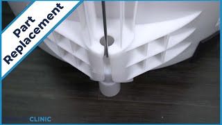 GE Washer White Rod & Spring Assembly Replacement WH08X32657