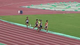 2020年埼玉県陸上競技選手権大会　男子800m予選３組　十川、岡田、水野