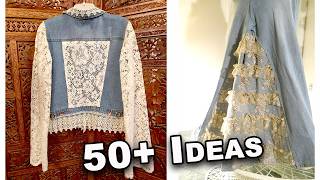 50+ DIY Sewing Ideas | Budget-Friendly Fashion From Old Denim Jeans 👖