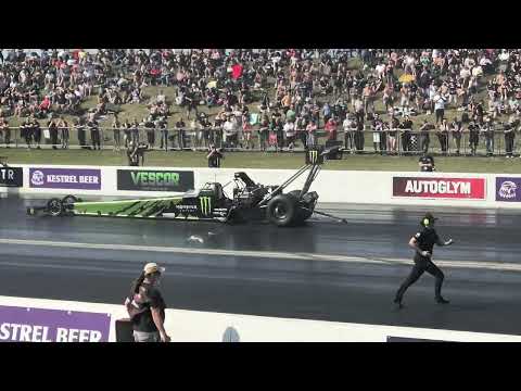 Top Fuel Dragster Burnouts | Santa Pod Euro Finals 2024