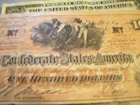 Confederate Banknote Reprint