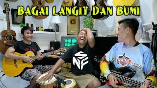 Download lagu Bagai Langit Dan Bumi - Nathan Fingerstyle   Kendang Irfan   Iwan | Via Vallen | Nella Kharisma mp3