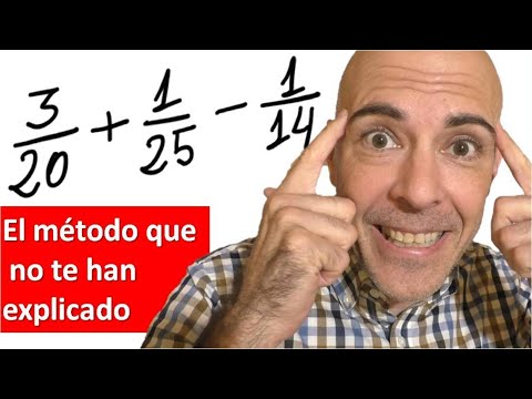 Sumas y restas de fracciones. MÉTODO QUE NO CONOCES