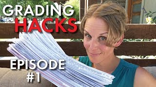 Grading Hacks #1 for Teachers, Manage & Grade Papers FASTER, Tips & Tricks, High School Teacher Vlog