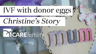 IVF with donor eggs - Christine