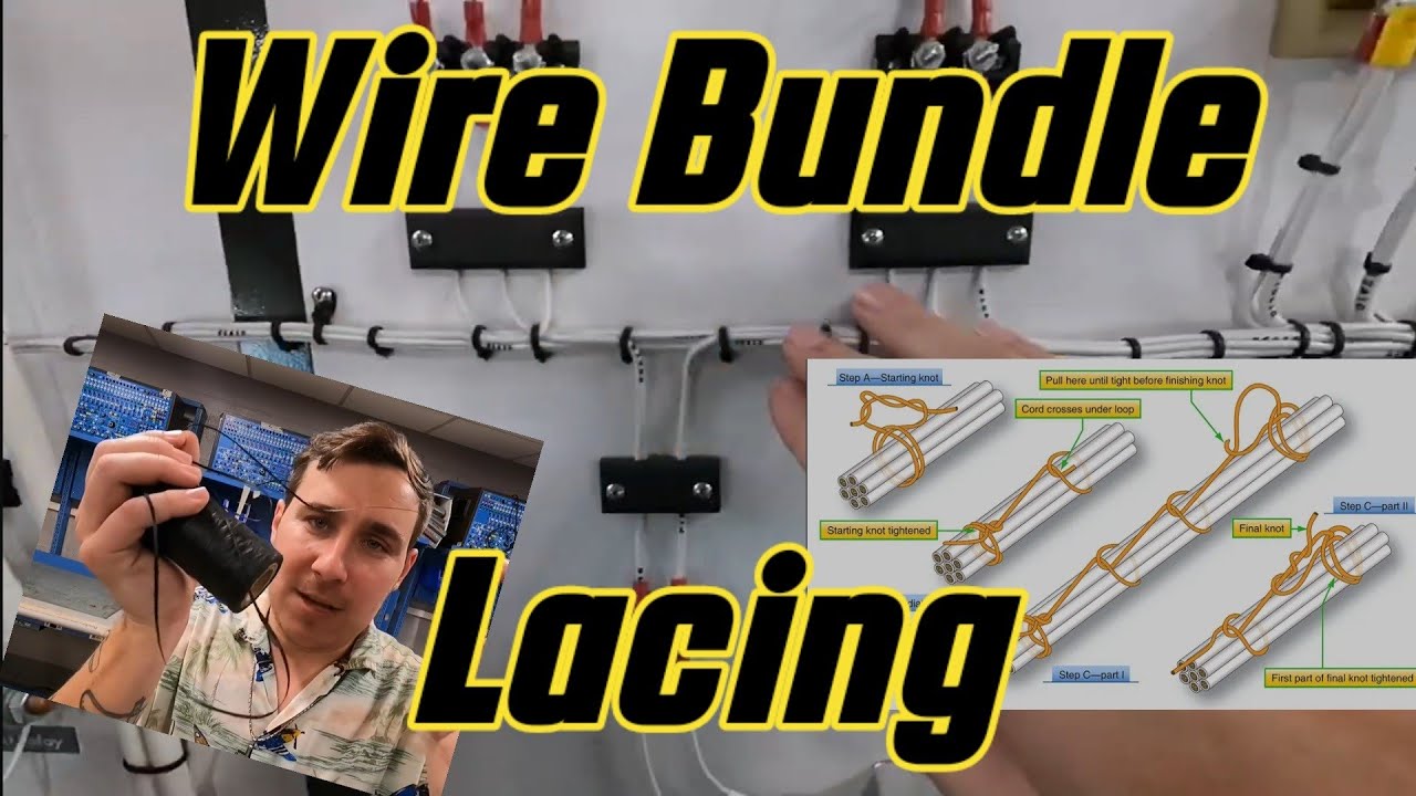 🛠️ How to Tie and Lace Aircraft Wire Bundles | A&P Practical Project Sunday Double Feature Part 1!!