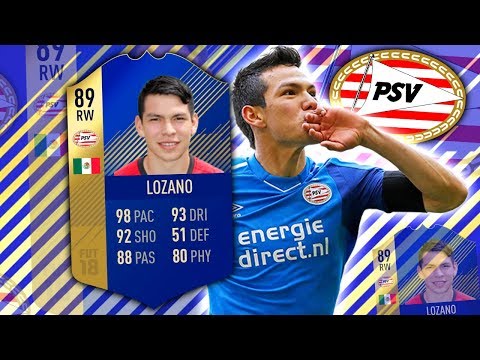 TOTS LOZANO 89! CRAZY WINGER FOR THE PRICE! FIFA 18 ULTIMATE TEAM