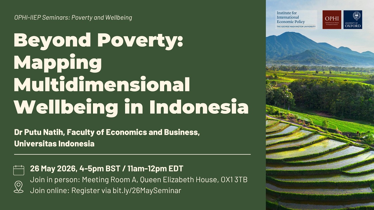 Beyond Poverty: Mapping Multidimensional Wellbeing in Indonesia