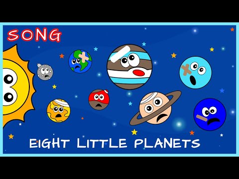 Eight Little Planets SONG  | Funny song for kids | Children Nursery Rhyme | Planet SONG for BABY