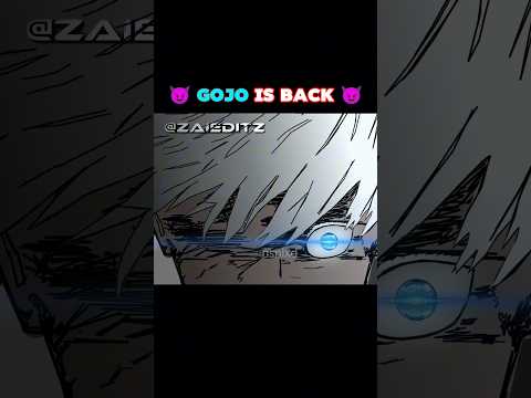 GOJO'S COMEBACK 😱🤯 #shorts #gojodeath #gojo #jujutsukaisen #anime