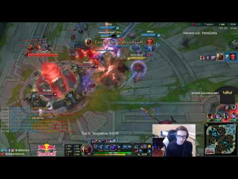 Bjergsen Epic Zed Quadrakill & Backdoor fail in the same game