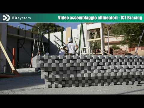 Sistema di allineamento professionale pareti ICF ED Sistemi - ICF BRACING ITALY