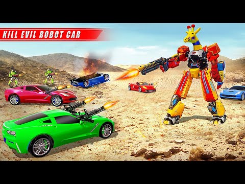 Giraffe Robot Car Transform Mobile Games Hive Gameplay