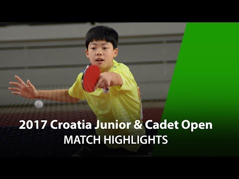 2017 Croatia Junior & Cadet Open Highlights: Yang Yechan vs Jang Seongil (CB-Final)