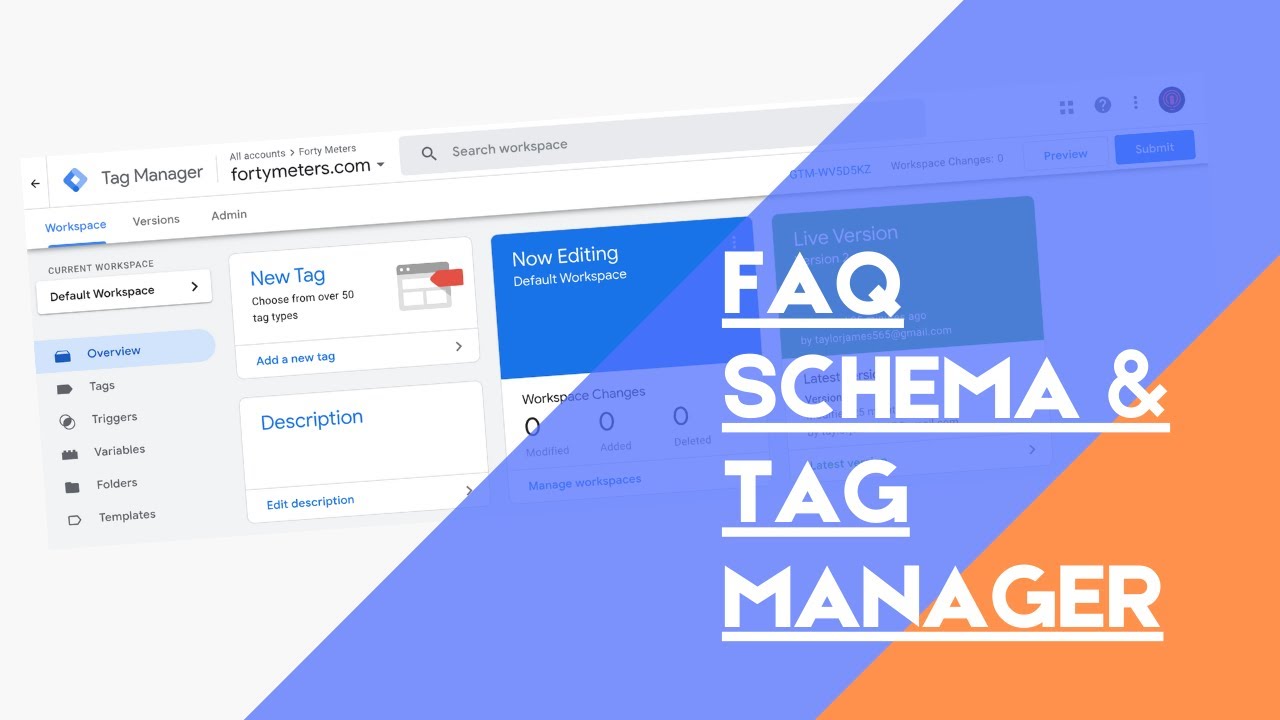 How To Upload FAQ Schema with Tag Manager To Your Website