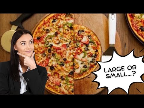 Math solves the PROBLEM | Which PIZZA size you should order | Circumference and Area of a Circle