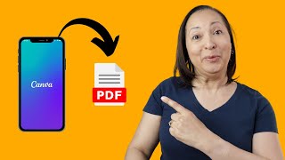 Save a Canva File as a PDF on a Phone (2025) - EASY!