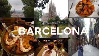 【スペインvlog】食の都バルセロナへ🇪🇸|サグラダファミリア|おすすめレストラン|ガウディ建築巡り|メルセ祭り