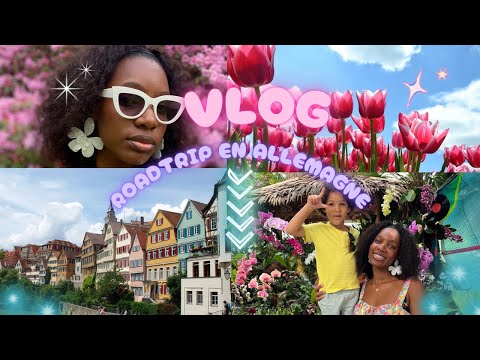 VLOG|| roadtrip en Allemagne 🇩🇪+ visite d’un champ de fleurs + une nuit à l’hôtel + spa
