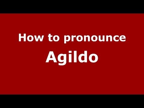 How to pronounce Agildo (Brazilian Portuguese/São Paulo, Brazil) - PronounceNames.com