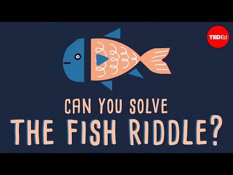 Part of a video titled Can you solve the fish riddle? - Steve Wyborney - YouTube